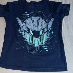OshKosh B'gosh Navy Blue Robot Graphic Tee